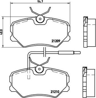 Brembo P 61 035 - Jarrupala, levyjarru inparts.fi