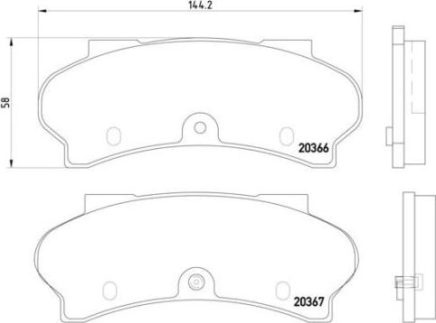 Brembo P 61 033 - Jarrupala, levyjarru inparts.fi