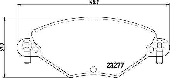 Brembo P 61 071 - Jarrupala, levyjarru inparts.fi