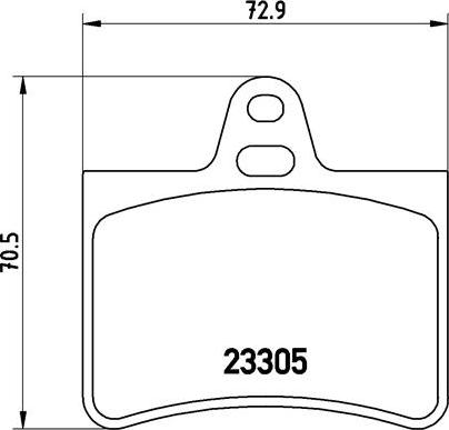 Brembo P 61 073 - Jarrupala, levyjarru inparts.fi