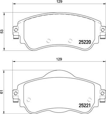 Brembo P 61 105 - Jarrupala, levyjarru inparts.fi