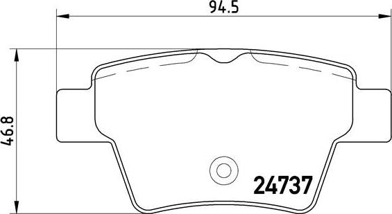 Brembo P 61 100 - Jarrupala, levyjarru inparts.fi