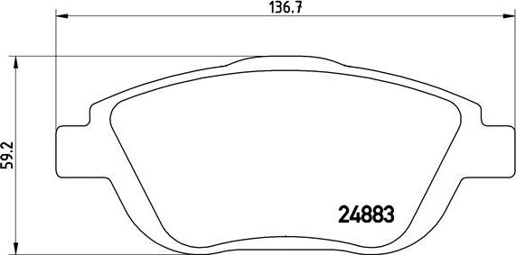 Brembo P 61 103X - Jarrupala, levyjarru inparts.fi