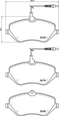 Brembo P 61 119 - Jarrupala, levyjarru inparts.fi