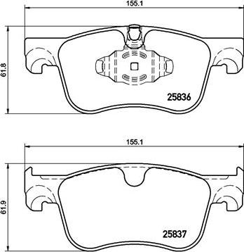 Brembo P 61 116 - Jarrupala, levyjarru inparts.fi