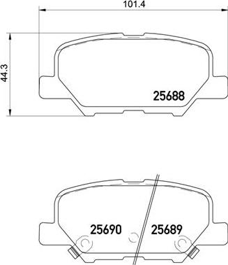 Brembo P 61 111 - Jarrupala, levyjarru inparts.fi