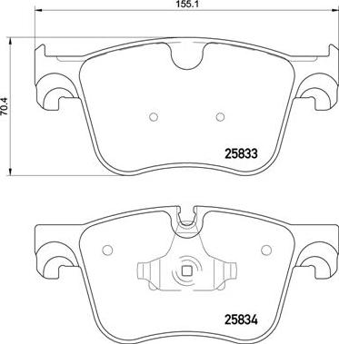 Brembo P 61 123 - Jarrupala, levyjarru inparts.fi