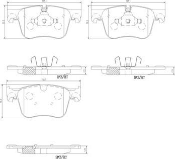 Brembo P61127N - Jarrupala, levyjarru inparts.fi