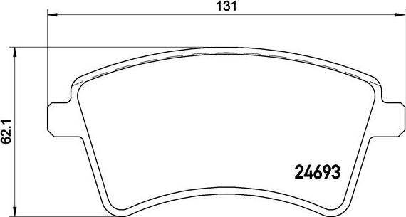 Brembo P 68 044 - Jarrupala, levyjarru inparts.fi