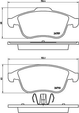 Brembo P 68 046 - Jarrupala, levyjarru inparts.fi