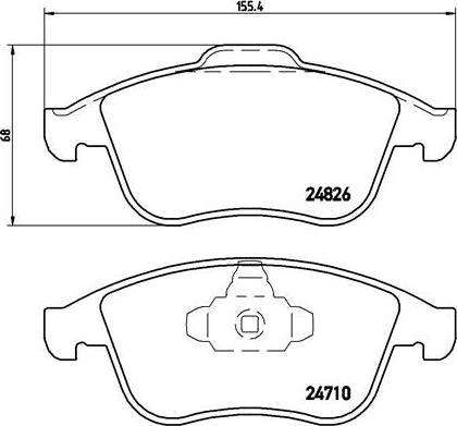 Brembo P 68 052 - Jarrupala, levyjarru inparts.fi