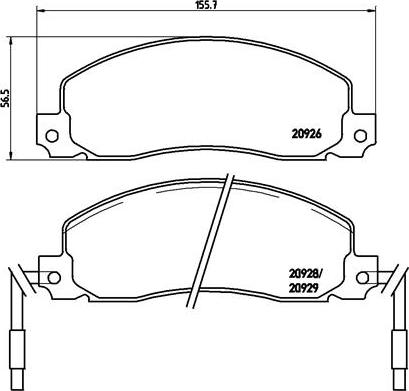 Brembo P 68 006 - Jarrupala, levyjarru inparts.fi