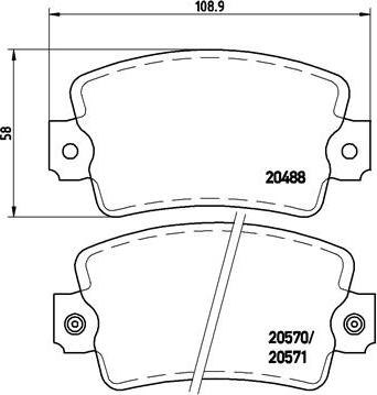 Brembo P 68 007 - Jarrupala, levyjarru inparts.fi