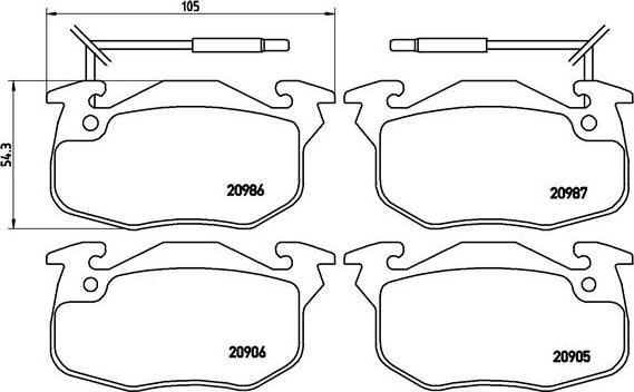 Brembo P 68 010 - Jarrupala, levyjarru inparts.fi