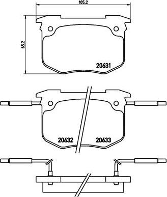 Brembo P 68 011 - Jarrupala, levyjarru inparts.fi