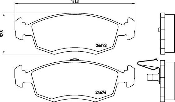 Brembo P 68 039 - Jarrupala, levyjarru inparts.fi