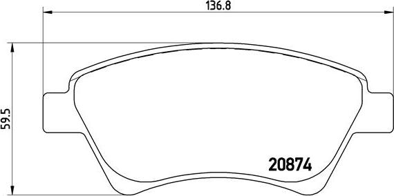 Brembo P 68 034 - Jarrupala, levyjarru inparts.fi