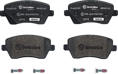 Brembo P 68 033X - Jarrupala, levyjarru inparts.fi