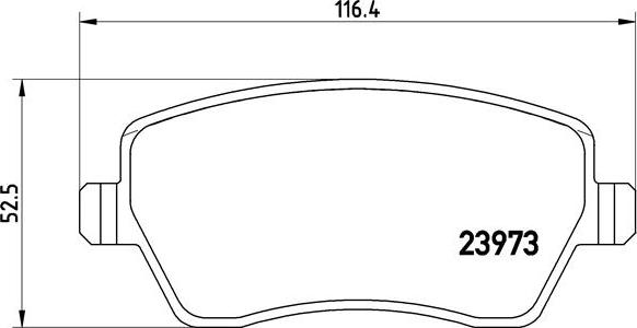 Brembo P 68 033 - Jarrupala, levyjarru inparts.fi