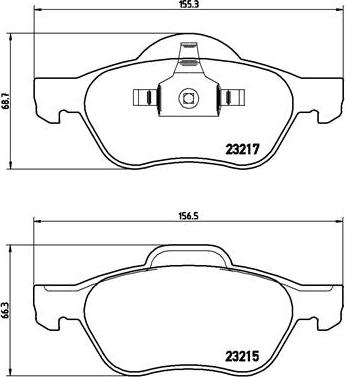 Brembo P 68 029 - Jarrupala, levyjarru inparts.fi