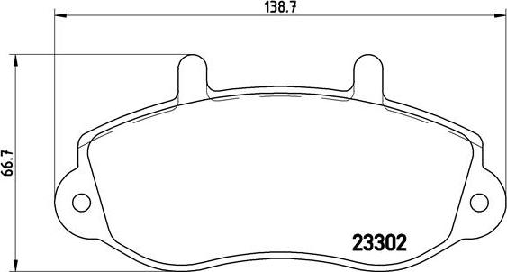 Brembo P 68 025 - Jarrupala, levyjarru inparts.fi