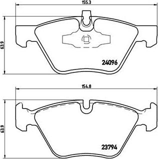 Brembo P 06 040X - Jarrupala, levyjarru inparts.fi