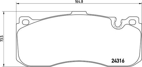 Brembo P 06 041 - Jarrupala, levyjarru inparts.fi