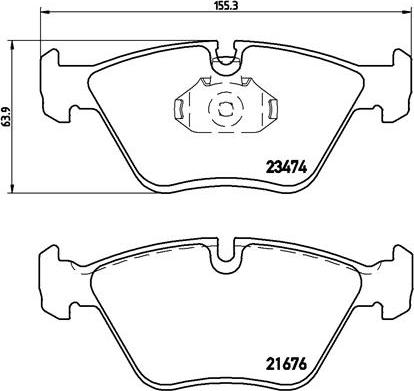 Brembo P 06 042 - Jarrupala, levyjarru inparts.fi