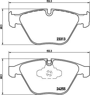 Brembo P 06 055X - Jarrupala, levyjarru inparts.fi