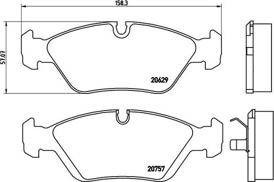 Brembo P 06 008 - Jarrupala, levyjarru inparts.fi