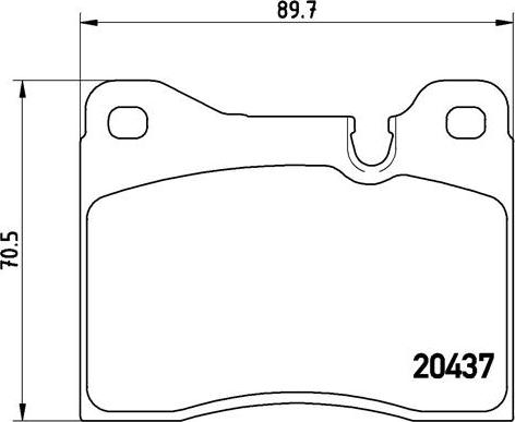 Brembo P 06 003 - Jarrupala, levyjarru inparts.fi