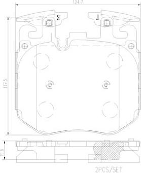 Brembo P06016N - Jarrupala, levyjarru inparts.fi