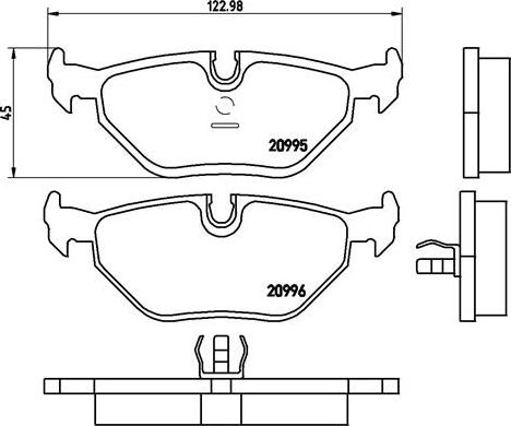 Brembo P 06 011 - Jarrupala, levyjarru inparts.fi