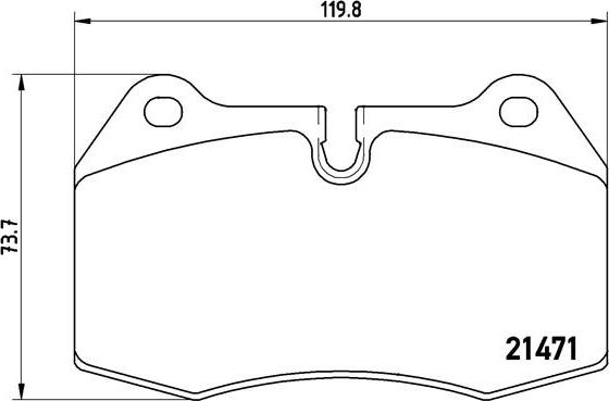 Brembo P 06 018 - Jarrupala, levyjarru inparts.fi