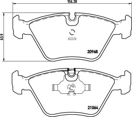 Brembo P 06 012 - Jarrupala, levyjarru inparts.fi