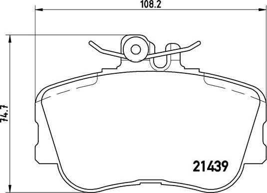 Brembo P 06 017 - Jarrupala, levyjarru inparts.fi