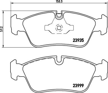 Brembo P 06 035X - Jarrupala, levyjarru inparts.fi