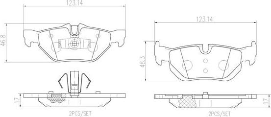 Brembo P06038N - Jarrupala, levyjarru inparts.fi