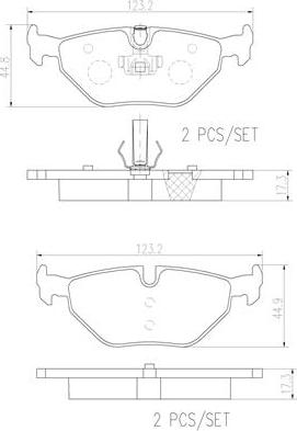 Brembo P06025N - Jarrupala, levyjarru inparts.fi