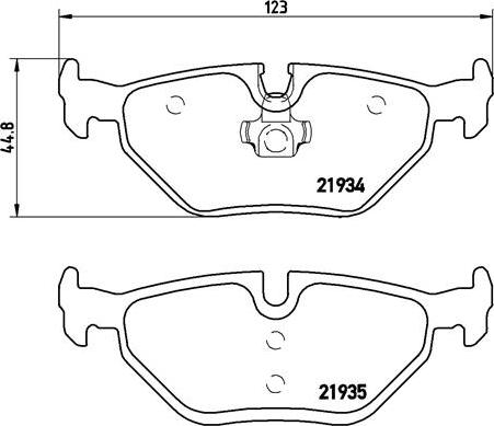 Brembo P 06 025 - Jarrupala, levyjarru inparts.fi