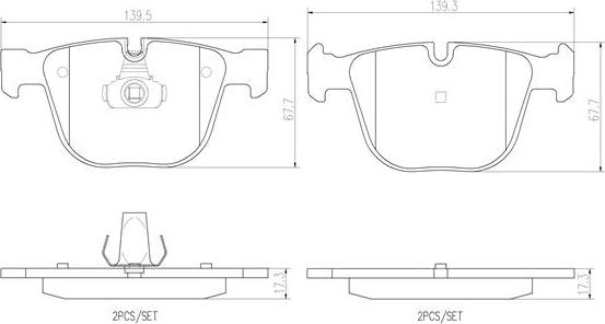 Brembo P06026N - Jarrupala, levyjarru inparts.fi