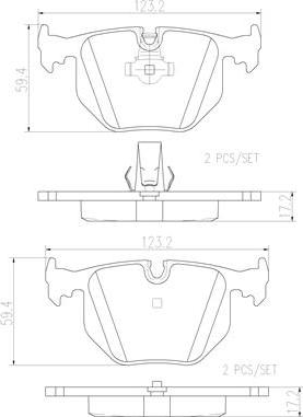 Brembo P06020N - Jarrupala, levyjarru inparts.fi