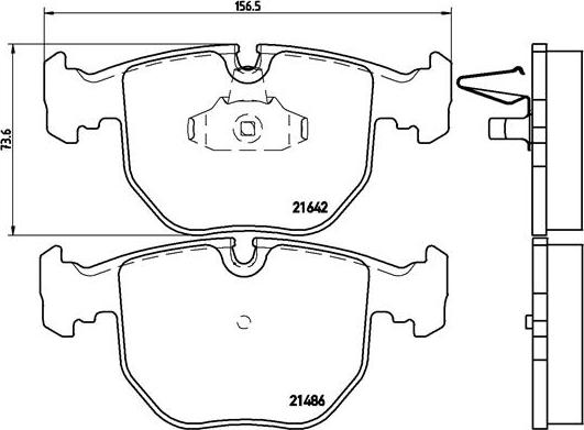 Brembo P 06 021 - Jarrupala, levyjarru inparts.fi