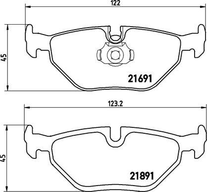 Brembo P 06 023 - Jarrupala, levyjarru inparts.fi