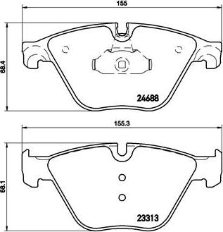 Brembo P 06 074 - Jarrupala, levyjarru inparts.fi