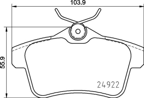 Brembo P 06 102 - Jarrupala, levyjarru inparts.fi