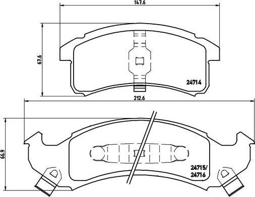 Brembo P 07 002 - Jarrupala, levyjarru inparts.fi