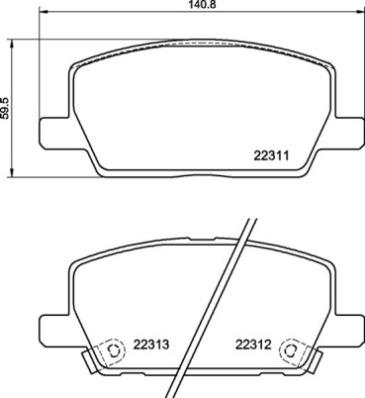 Brembo P 07 012 - Jarrupala, levyjarru inparts.fi