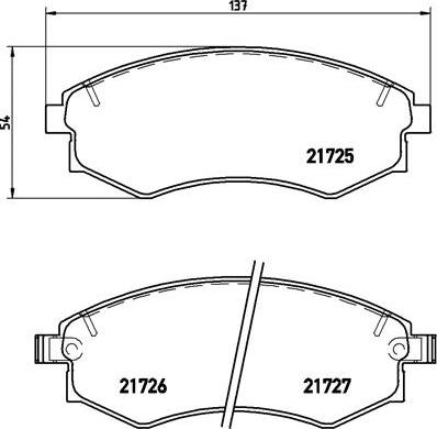 Brembo P 15 011 - Jarrupala, levyjarru inparts.fi