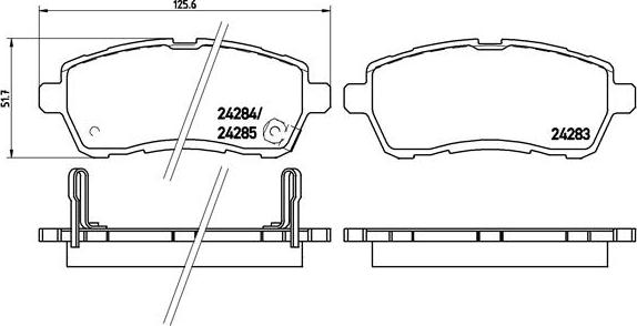 Brembo P 16 013X - Jarrupala, levyjarru inparts.fi